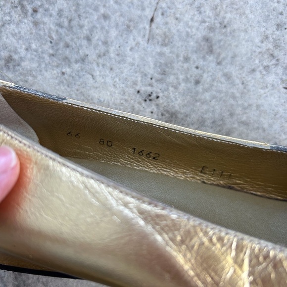 Vintage Roland Cartier Gold stars flats, size 40 (US9) - Picture 10 of 13